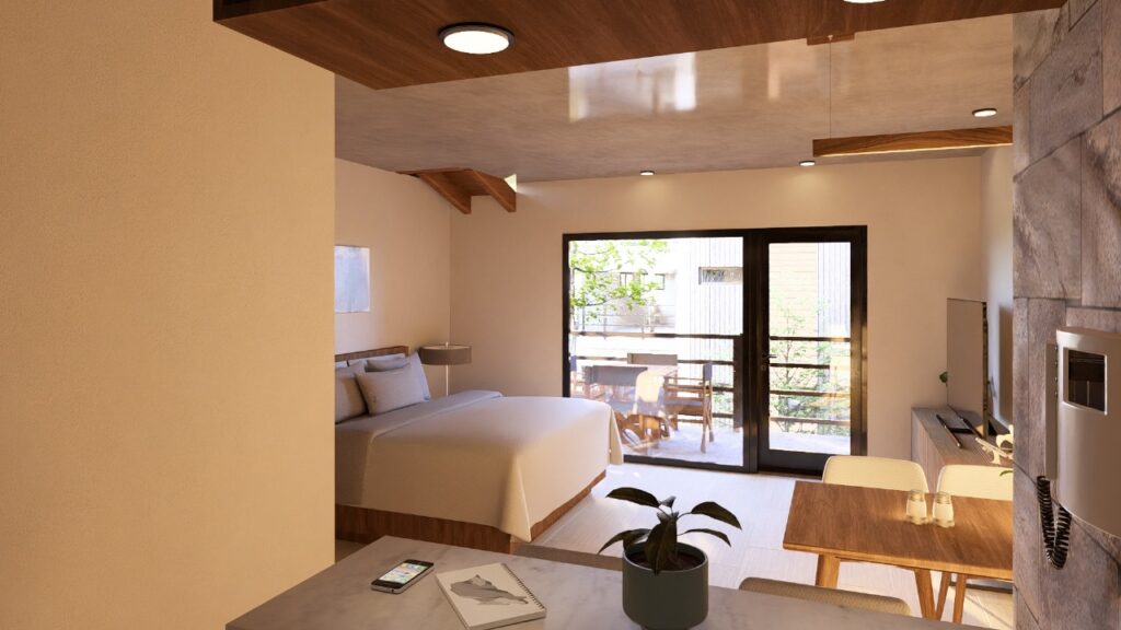 Render interior monoambiente