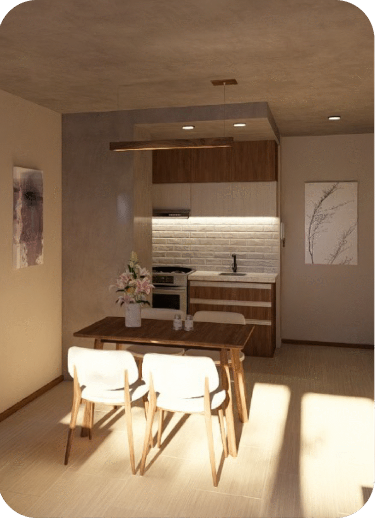 Render interior cocina