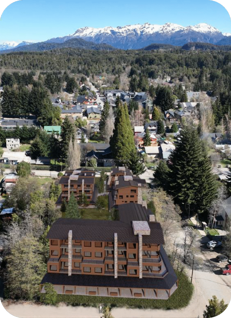 Render vista aérea edificio 4