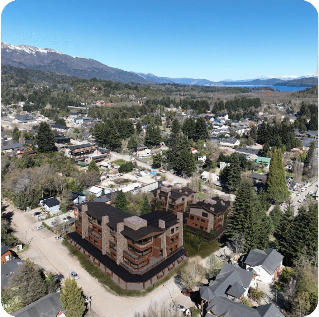 Render de vista con drone